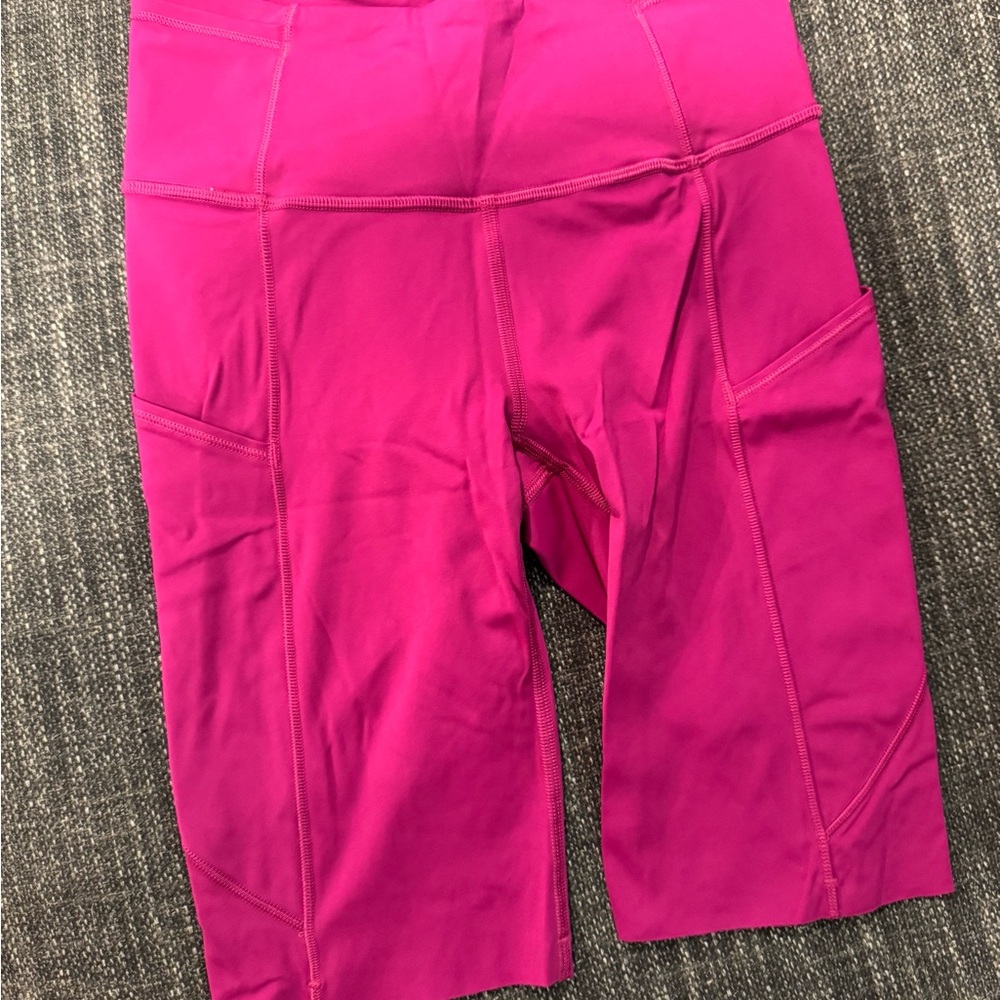 Lululemon Fast and Free High Rise Bike Shorts 10"